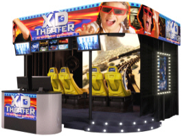 XD Theater - 3D to 6D Motion Simulator Theatre Attraction