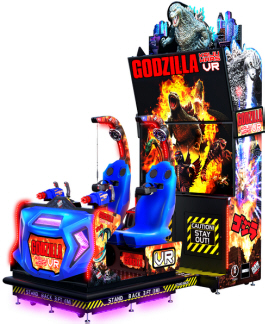 Godzilla Kaiju Wars VR Virtual-Reality Arcade Game From Raw Thrills