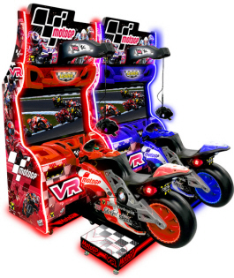 MotoGP Arcade Motorcycle Simulator Video Game - 4 Player Model From Raw Thrills