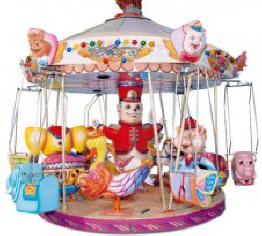 18 Seat Carrousel - 8211  |  From Falgas Amusement Rides