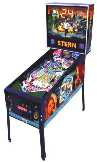 24 Pinball Machine By Stern Pinball From BMI Gaming - 1-866-527-1362 l