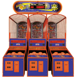 Supershot Basketball Deluxe Basketball Game By Skeeball From BMI Gaming: 1-866-527-1362   