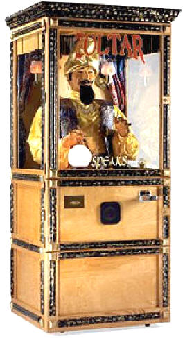 Zoltar Speaks Fortune Teller Macihine