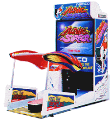 Alping Surfer Deluxe Video Arcade Game