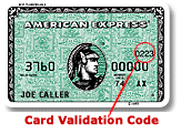 Look for the 4 DIGIT code on FRONT of card to the center right