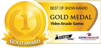 Gold Medal Award  - Video Arcade Games  :  Best Of Show Arcade Machine Awards / BOSA 2014