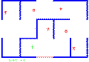 Bezerk Video Arcade Game Screenshot