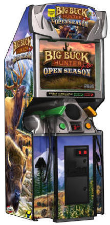 Big Buck Hunter Pro Open Season Video Arcade Game Upright Model From Raw Thrills / Betson / PLay Mechanix