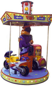 Falgas Carrousel Traffic - 20357 - | From BMI Gaming : Global Supplier Of Kiddie Rides, Arcade Games and Amusements: 1-866-527-1362