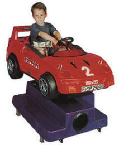 Falgas Porsche F40 Kiddie Ride - 7009 - | From BMI Gaming : Global Supplier Of Kiddie Rides, Arcade Games and Amusements: 1-800-PINBALL