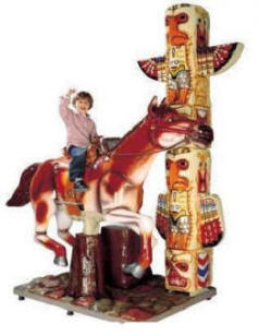 Far West Express Horse Kiddie Ride - 29237  |  From Falgas Amusement Rides