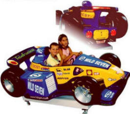 Falgas Race Car Kiddie Ride - - | From BMI Gaming : Global Supplier Of Kiddie Rides, Arcade Games and Amusements: 1-866-527-1362