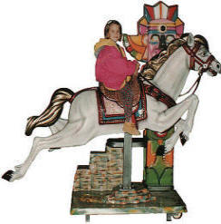 Falgas Furia Express Horse Kiddie Ride - 5945 - | From BMI Gaming : Global Supplier Of Kiddie Rides, Arcade Games and Amusements: 1-866-527-1362