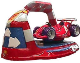 Falgas  Race Car Kiddie Ride -  -  | From BMI Gaming : Global Supplier Of Kiddie Rides, Arcade Games and Amusements: 1-866-527-1362 