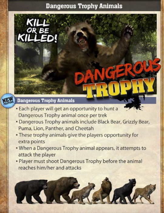 Big Buck HD Online Dangerous Trophy Animals Banner