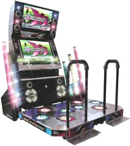 Dance Dance Revolution X2 / DDR X2 Video Arcade Dancing Machine Game From Konami