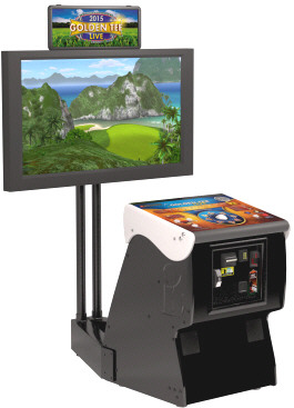 Golden Tee Golf LIVE 2015 Showpiece Cabinet Model