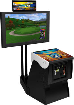 Golden Tee Golf Live 2010 Model - Showpiece Cabinet From ITSGames / Incredible Technologies