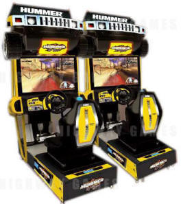 Hummer Extreme Edition Standard Model Video Arcade Driving Game From SEGA Arcade Amusements