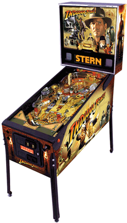 Indiana Jones Pinball Machine Full View