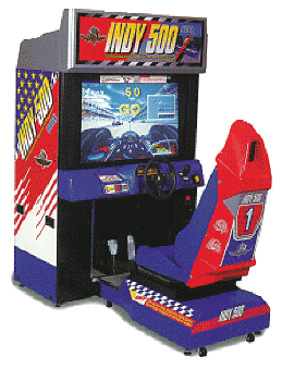 Indy 500 Deluxe Model Video Arcade Game