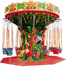 Jungle Carrousel / Flying Chairs - 20472  |  From Falgas Amusement Rides