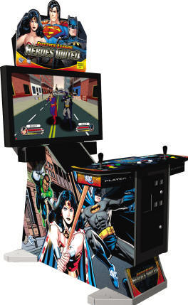 Justice League Heroes United Deluxe DLX Video Arcade Game From Global VR and DC Comics