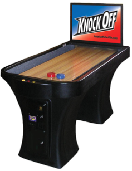 Knock Off Shuffleboard Machine - Virtual Shuffleboard Game From Arachnid Darts 