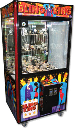 Bling King Jewelry Claw Crane Redemption Machine