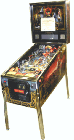 Lord Of The Rings Limited Edition Pinbal Machine From Stern Pinball