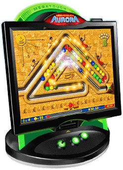 Megatouch Aurora 19" Countertop Touchscreen Video Game From Merit Industries By BMI Gaming