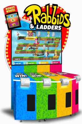 Rabbids And Ladders Arcade Videmption Game From Adrenaline Amusements