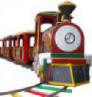 Kiddie Train-On-Track Rides / Mall Train Rides / Electric Train Rides