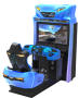 Storm Racer Motion DLX Racing Simulation Video Arcade Game From Wahlap and Sega