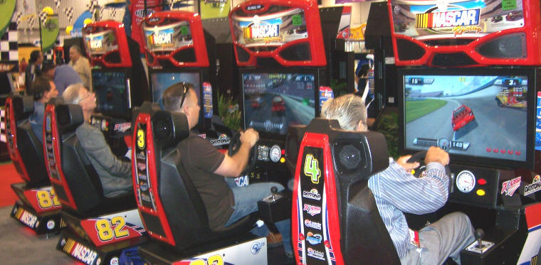 NASCAR Racing Game From EA Sports - 4 Linked Standard Units