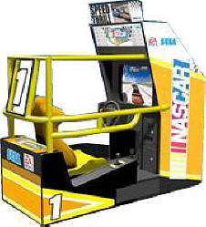 NASCAR Arcade Single Sitdown Video Arcade Game By SEGA