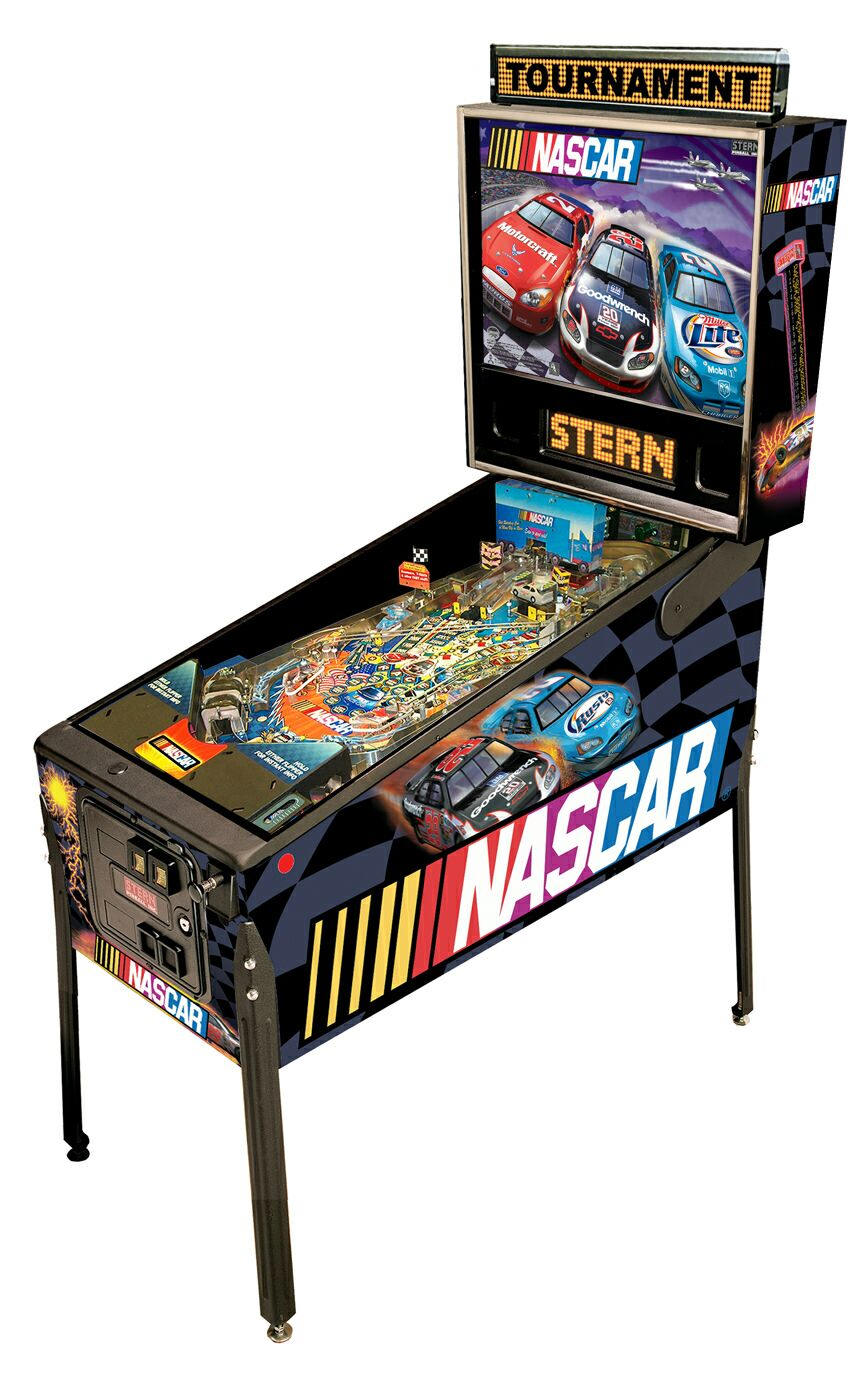 NASCAR Pinball Machine | Worldwide NASCAR Pinball Machine Delivery From BMI Gaming