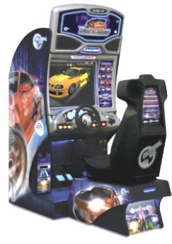Need For Speed Underground 27" Sitdown Video Arcade Game By Global VR
