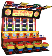 Pixel Play Water Gun Fun FEC Arcade Model From BSR