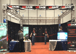 VRCADE BY VRSTUDIOS, UNIS, CJ4DPLEX - 2017 BOSA GOLD MEDAL WINNER - VR / VIRTUAL REALITY ARCADE GAMES / MOTION SIMULATORS - BEST OF SHOW ARCADE AWARDS