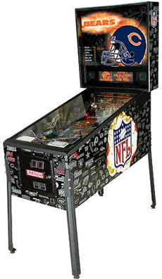 NFL Football NY Giants Vikings Pinball Machine