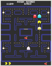 Pac Man / Puck-Man Video Arcade Game - Screenshot - 1981 - Midway - Namco