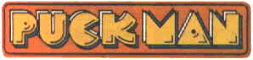 Puck-Man Original Video Arcade Game Logo - 1980 - Namco