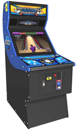 Silver Strike Bowling 2009 Factory Upright Cabinet Model Video Bowling Machine Game From Incredible Technologies / IT / ITS