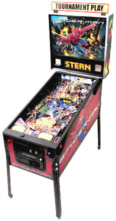 Spiderman Pinball Machine | Worldwide Spider-Man Pinball Machine Delivery From BMI Gaming