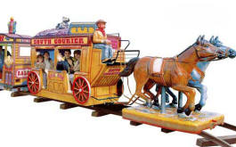 Far West Kiddy Train Ride - Side View 