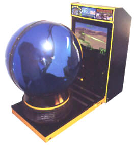 Tsumo Deluxe 39" Motion Simulator Video Arcade Game With Dome From Tsunami Visual Technologies