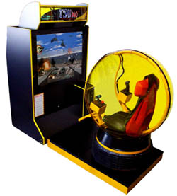 Tsumo Deluxe 50" Motion Simulator Video Arcade Game With Bubble From Tsunami Visual Technologies