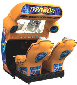 Typhoon Mad Wave Motion Theater Simulator Ride By Trio-Tech Amusements