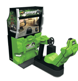 Wasteland Racer 2071 Video Game By Trio Tech Amusements From BMI Gaming: 1-866-527-1362